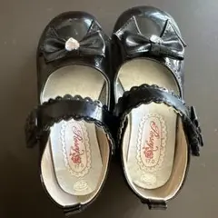 子供用　ブラック フォーマルシューズ 17.0