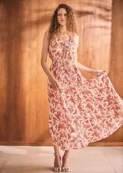 エステラケー　花柄ロングワンピースのサムネイル