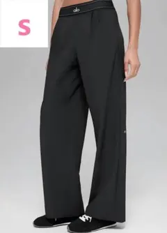 タグ付き！alo正規品 アロヨガ ワイドパンツ トラウザー(ロング) xs