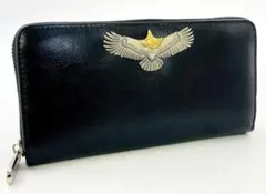 イーグル 長財布 本革 ネイティブ アメリカン 牛革レザーウォレット 大容量