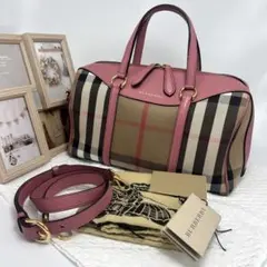 ひなあか 様専用✨極美品✨BURBERRY バーバリー2WAYミニボストンバッグ