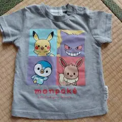 monpoké ポケモン Tシャツ 80cm グレー