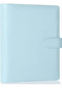 A5 PUレザー製バインダー 6つのリング ノートバインダーカバー A5の紙用