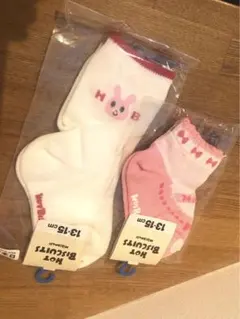 新品未使用　ミキハウス Hot Biscuits靴下　ソックス　13-15