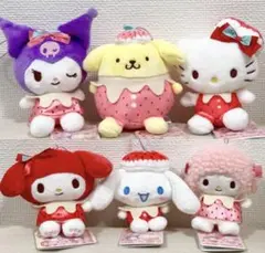 サンリオキャラクターズ　サンリオ　いちごみるくメルトマスコット マスコット　全種