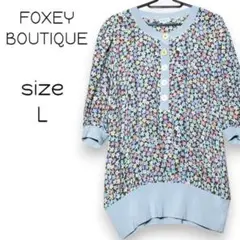 フォクシーブティック　チュニック　ワンピース　花柄　40　L　匿名配送