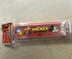 ミッキーフレンズ　ランチスプーン&フォークケース