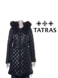 美品✨タトラス　PALMA パルマ　キルティング　ベルテッド　ロング丈　02 M 美品✨タトラス PALMA パルマ キルティング ベルテッド ロング丈