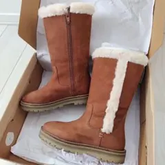 ZARA キッズ ブラウン スエード調 ブーツ サイズ30