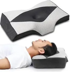 枕 首が痛くならない まくら 快眠 肩圧分散: 低反発 ネックピロー 安眠枕 低