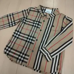 80〜90　BURBERRY　バーバリー　チェック　シャツ　18M 86