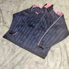 プーマ ジャージ 862216 ネイビー×ピンク デカロゴ L〜O相当