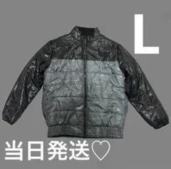 当日発送♡メンズ アウター L相当　試着のみ　黒×グレー