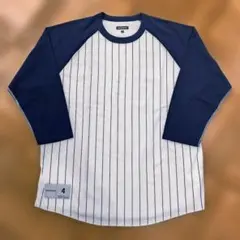 ディセンダント E.P LS ラグラン ベースボールT ストライプ 未使用訳有のサムネイル