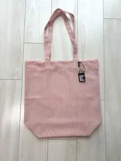 【kastane】ピンク メッシュ トートバッグ カラビナ付き