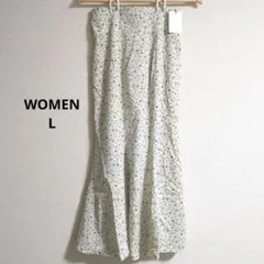 【新品未使用】GRL マーメイドフレアスカート ホワイト WOMEN Lサイズ