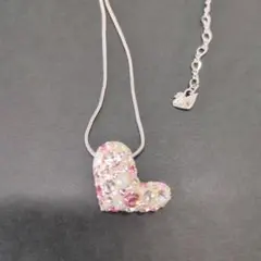 スワロフスキー ネックレス ハート型
