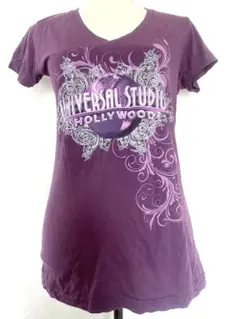 ユニバーサルスタジオハリウッド 限定　Tシャツ Vネック 半袖　コットン100%のサムネイル