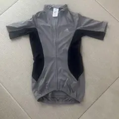 【美品】adidas サイクルジャージ 半袖 グレー ブラック Sのサムネイル
