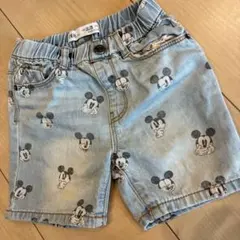 ZARA ディズニー　ショートデニム