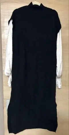 GRL 黒ニットワンピース mb1181