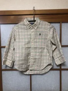 美品 ラルフローレン ボタンダウン シャツ キッズ 子供用 チェック