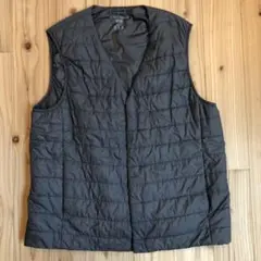 ユニクロ WARM PADDED ベスト Lサイズ ダークグレー
