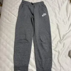 NIKE キッズ ロングパンツ グレー L