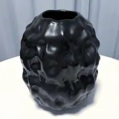 IKEA 花瓶 フラワーベース オブジェ ブラック モダン　モードのサムネイル