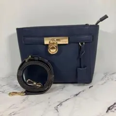 良品　MICHAEL KORS マイケルコース ショルダーバッグ ネイビー