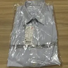 ユニクロ ファインクロス ストライプシャツ 長袖 Mサイズ 62 blue