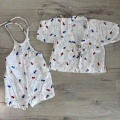 ミキハウス　男の子　甚平　浴衣　70〜80cm