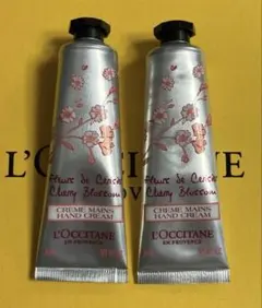 【新品未使用】ロクシタン　チェリーブロッサムハンドクリーム30ml×2本セット