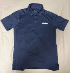 adidas ネイビーポロシャツ CLIMACOOL Sサイズ