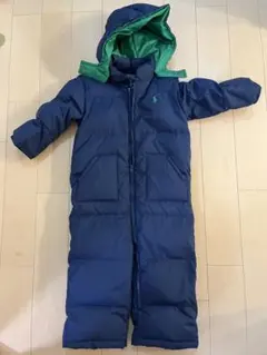 24M ラルフローレン　ネイビー ダウンコート フード付き