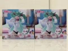 初音ミク Desktop Cute 猫耳Tシャツver. フィギュア 2個