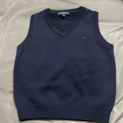 ニットベスト 紺