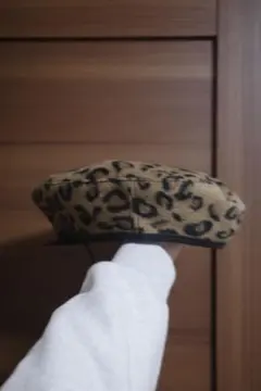 レオパードベレー帽