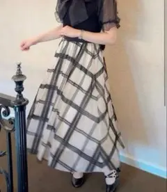 evelyn フロッキースカート