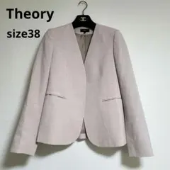 Theory セオリー ノーカラージャケット 22年製 ボタンレス