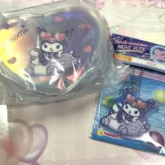 サンリオ　当たりくじ　クロミ　ポーチ　キーホルダー　セット