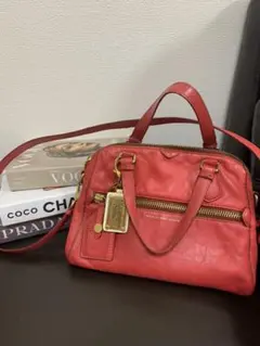 マークバイマークジェイコブス♡2WAYレザーバッグ レッド