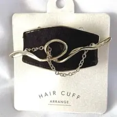 ヘアカフ　ポニーフック　ヘアアクセサリー　ヘアアレンジ　新品　ベロア　ベルベット