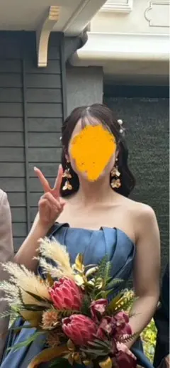 【ほんちゃ様専用ページ】ブライダル　イヤリング　ピアス　大ぶり　ゴールド