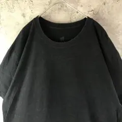 A3251古着　Tシャツ ブラック　無地　90s Y2K