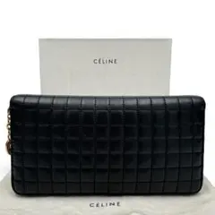 ✨Aランク✨ CELINE 長財布 キルティング ラージジップドウォレット