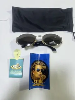 希少 レア STING スティング 長渕剛 ゴールド サングラス vintage