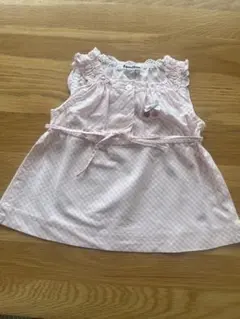 ファミリア90サイズ　ピンクワンピース　さくらんぼ