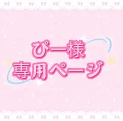 ぴー様専用ページ