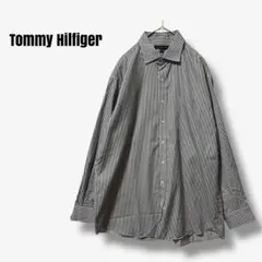 y2126 90s トミーヒルフィガー　ストライプシャツ ビッグ